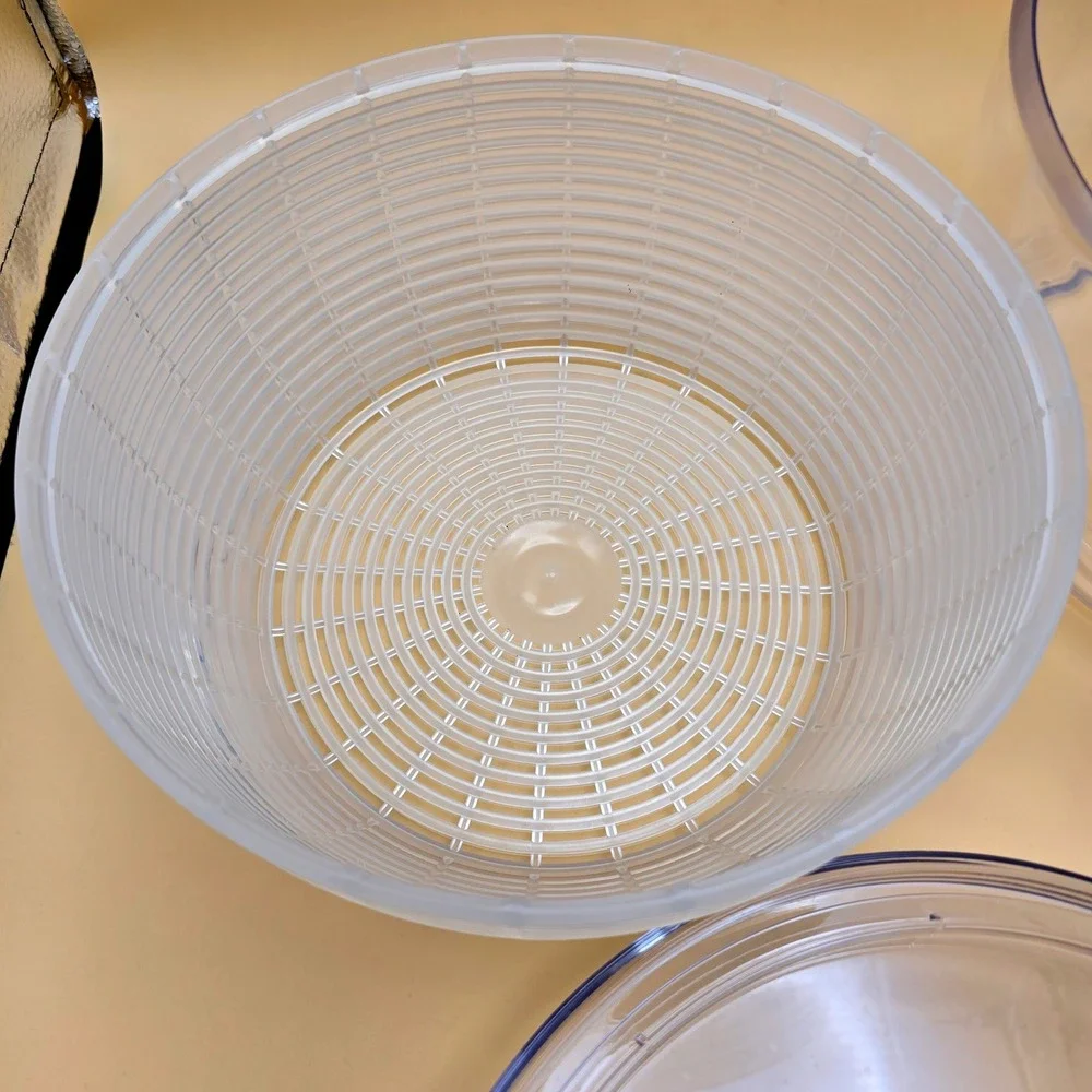 OXO‎ Good Grips Salad Spinner Large Clear White Black